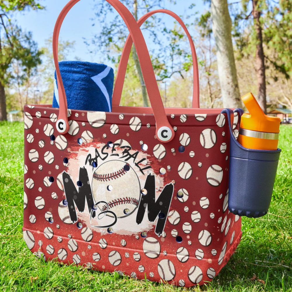 Stylish Baseball Mom Tote Bag - Perfect Gift For Sports Lovers - Durable & Trendy Design - Image 4