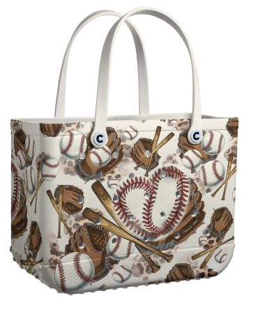 Stylish Baseball Print Tote Bag - Perfect For Sports Lovers & Daily Use