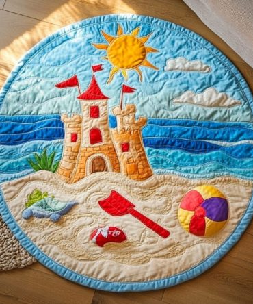 Beach Bliss Quilted Round Mat