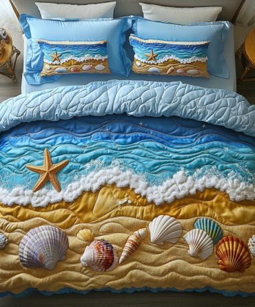 Beach Escape 3-Piece Quilted Bedding Set