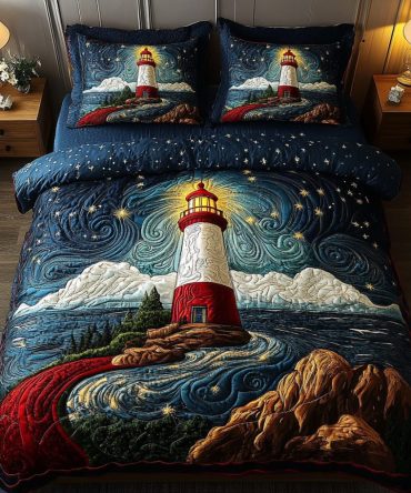 Beacon Of Hope 3-Piece Quilted Bedding Set