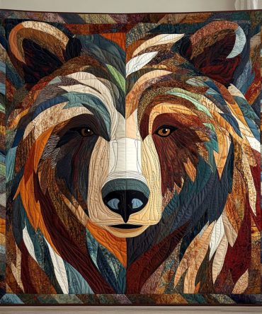 Bear Strength Quilted Blanket