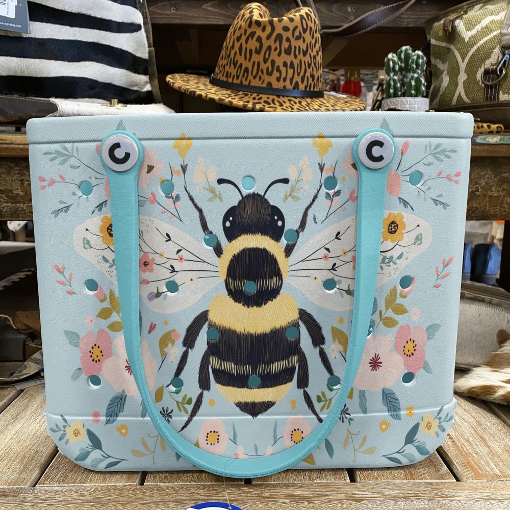Stylish Bee Tote Bag - Eco-Friendly, Durable & Floral Design - Perfect For Shopping & Beach - Image 6