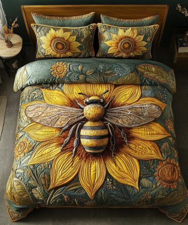 Beeutiful Haven 3-Piece Quilted Bedding Set