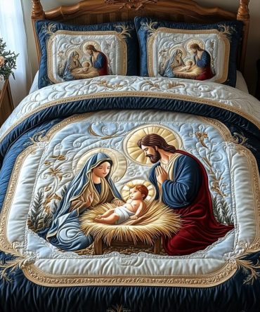 Bethlehem Light 3-Piece Quilted Bedding Set