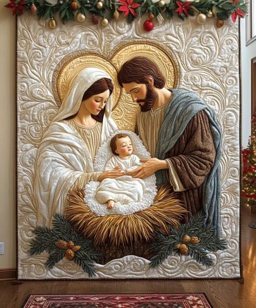 Bethlehem Starlight Quilted Blanket