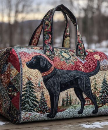 Black Ice Buddy Quilted Duffle Bag