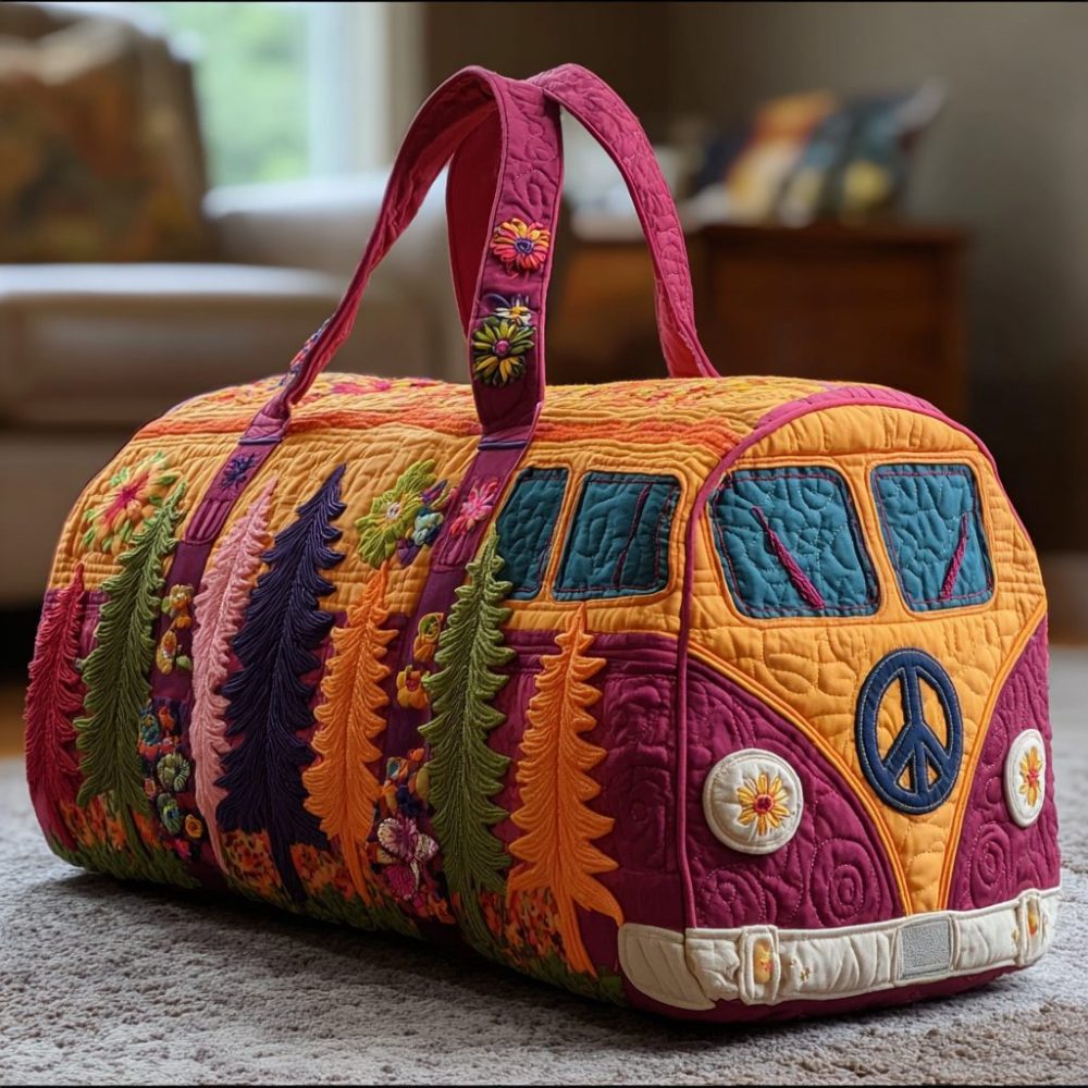 Bloom Journey Quilted Duffle Bag