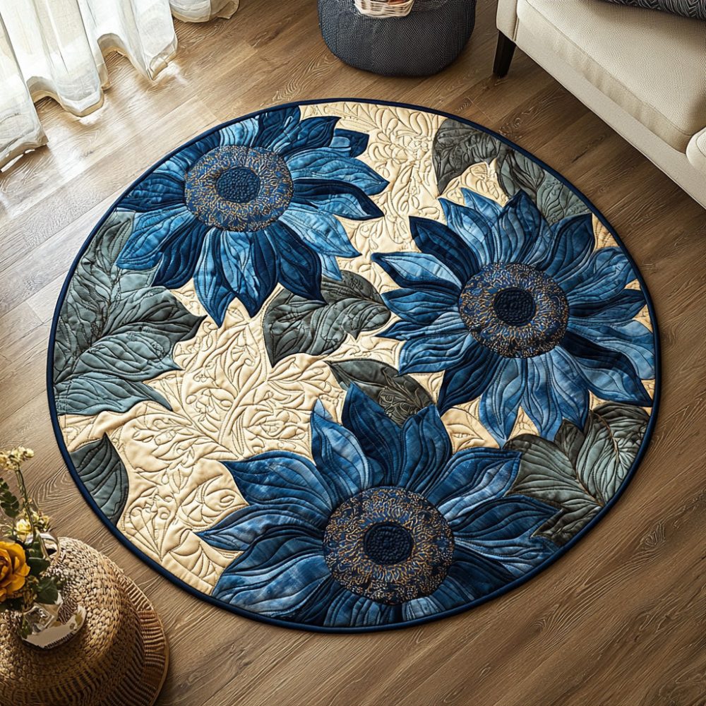 Bloom Trail Quilted Round Mat