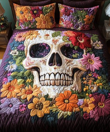 Bloomed Horizon 3-Piece Quilted Bedding Set