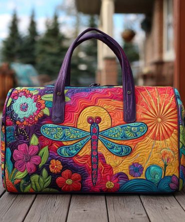 Boho Buzz Quilted Duffle Bag