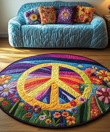 Boho Dreams Quilted Round Mat