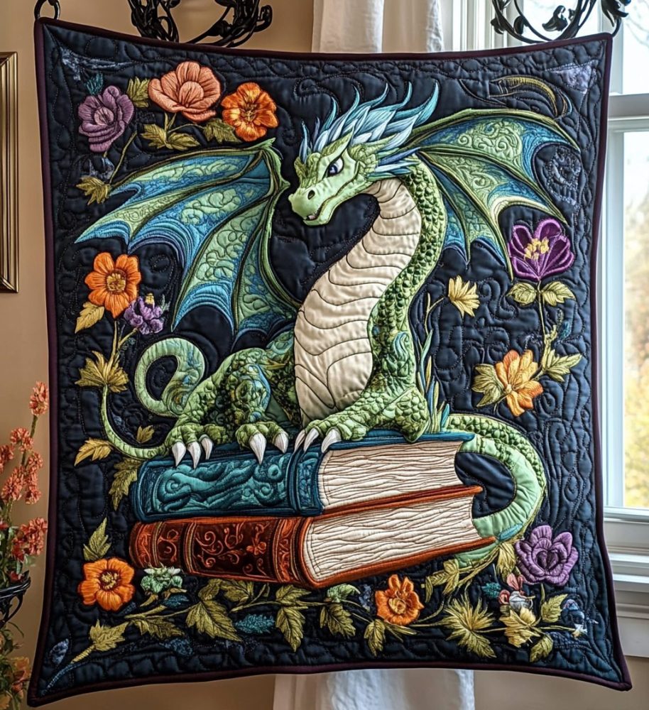 Book Guardian Quilted Blanket - Image 2