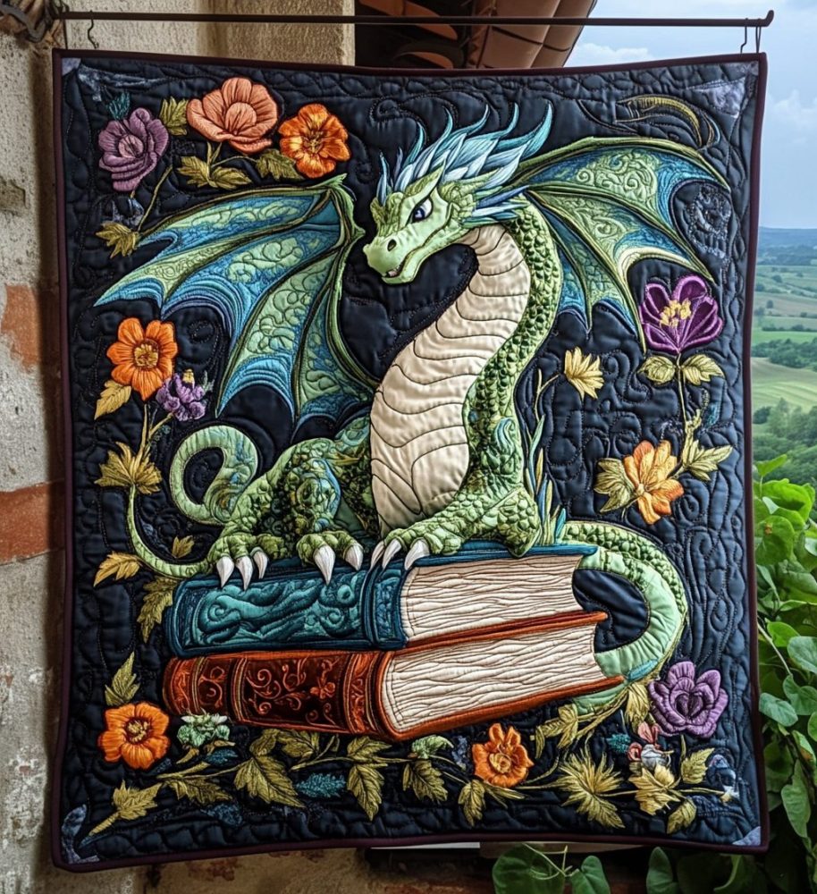 Book Guardian Quilted Blanket