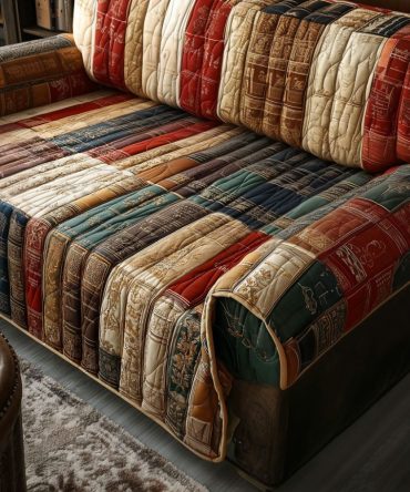 Book Nook Comfort Quilted Sofa Cover