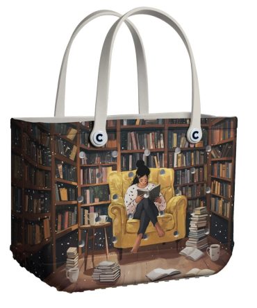 Cozy Library Tote Bag – Book Lover'S Dream Accessory For Stylish Readers