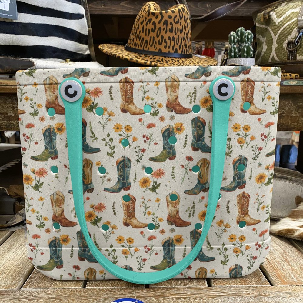 Bucket Tote Bag, Limited Edition Bogg Bag, Beach Bag Bootanical - Image 7