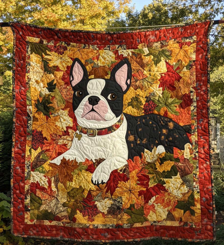 Boston Charm Quilted Blanket