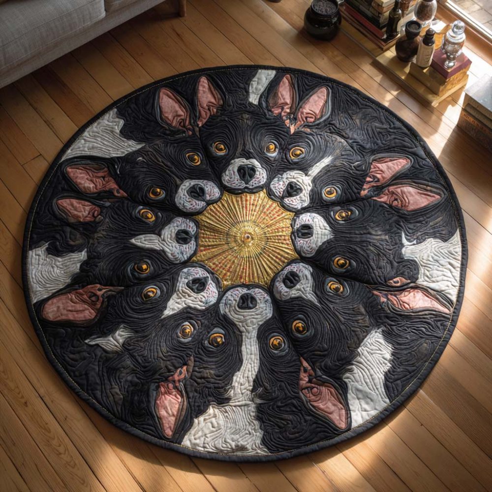Boston Radiance Quilted Round Mat