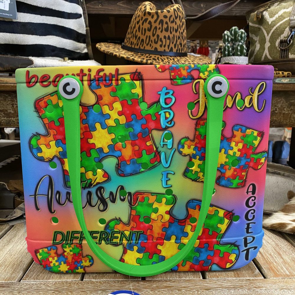 Bucket Tote Bag, Limited Edition Bogg Bag, Beach Bag Brave Souls - Image 6