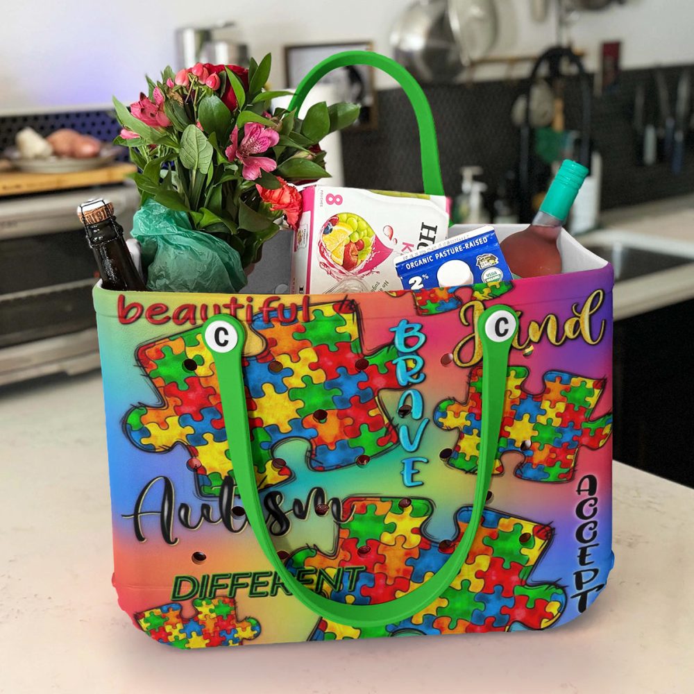 Bucket Tote Bag, Limited Edition Bogg Bag, Beach Bag Brave Souls - Image 4