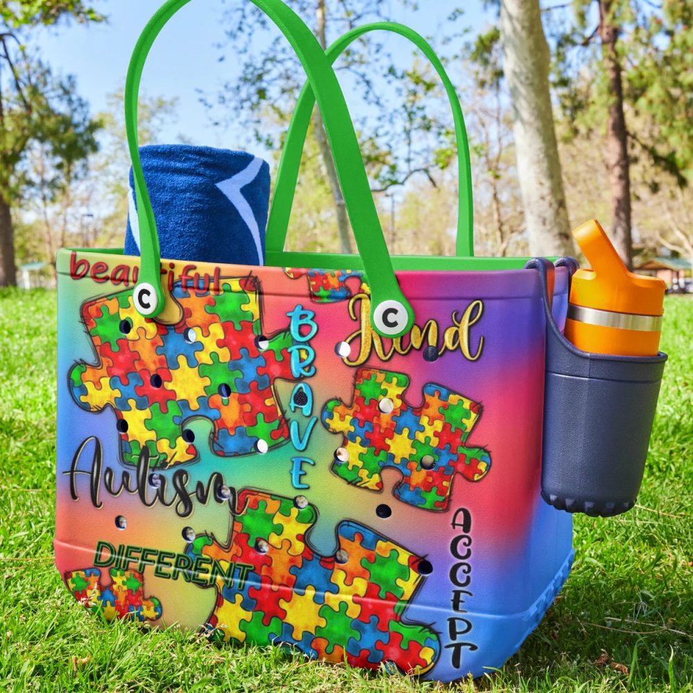 Bucket Tote Bag, Limited Edition Bogg Bag, Beach Bag Brave Souls - Image 3