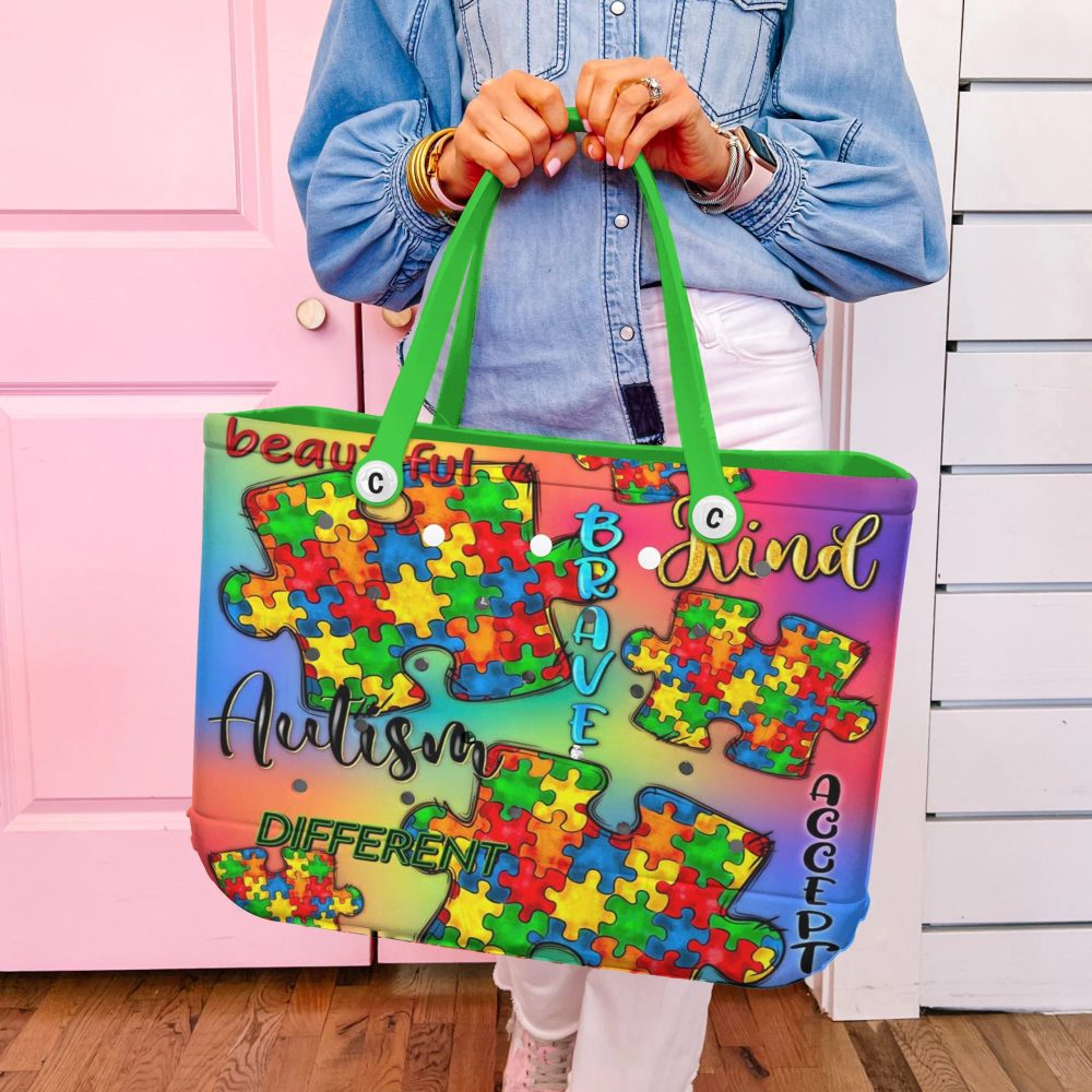 Bucket Tote Bag, Limited Edition Bogg Bag, Beach Bag Brave Souls - Image 5