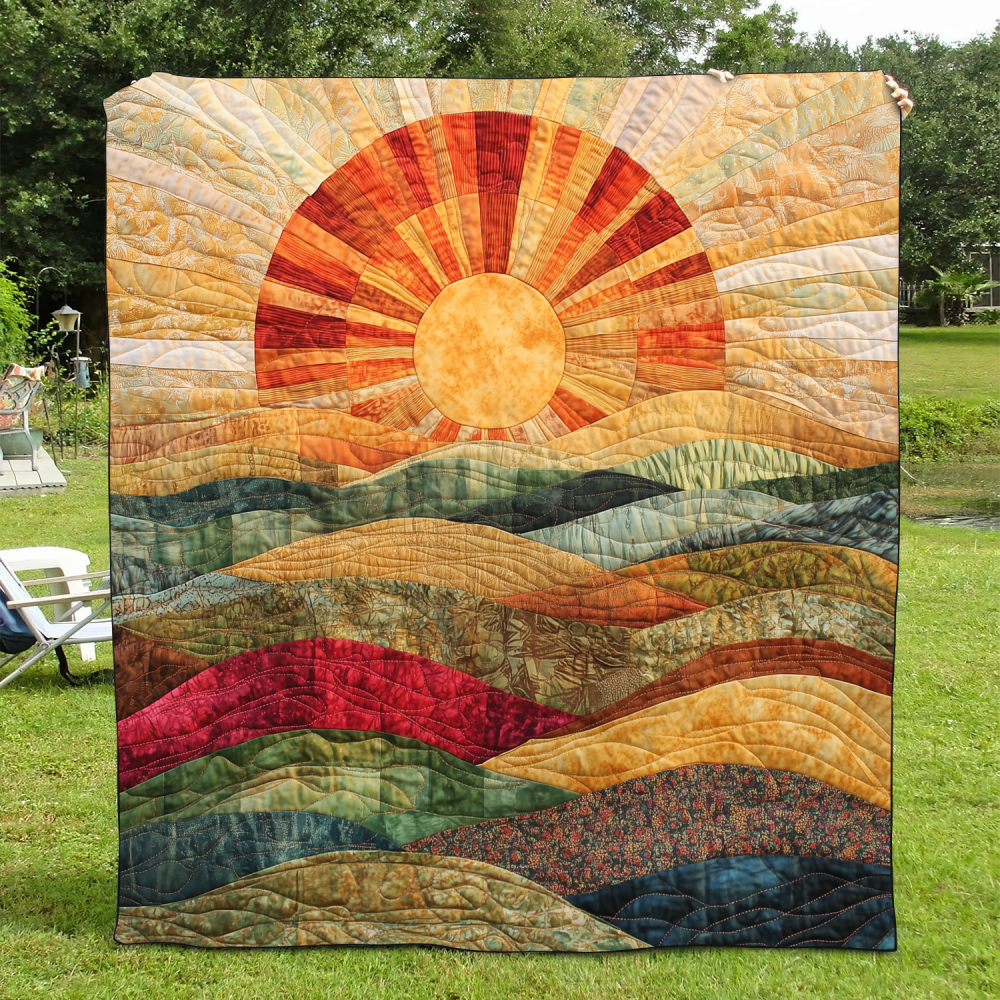 Bright Horizons Quilted Blanket - Image 3