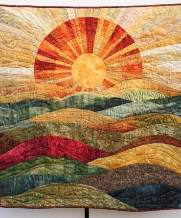 Bright Horizons Quilted Blanket