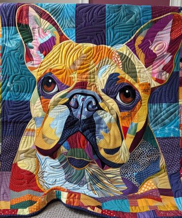 Bright Paws Fantasy Quilted Blanket