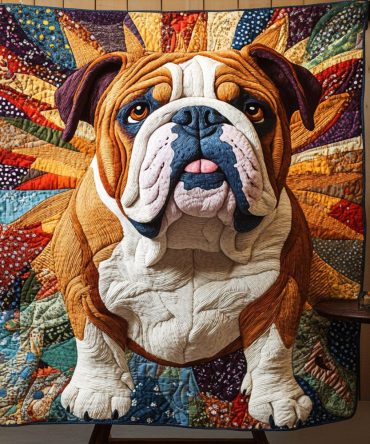Bulldog Pride Quilted Blanket