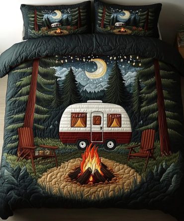 Campfire Nights 3-Piece Quilted Bedding Set