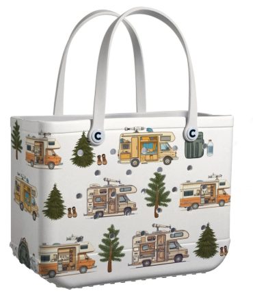 Bucket Tote Bag, Limited Edition Bogg Bag, Beach Bag Adventure Awaits
