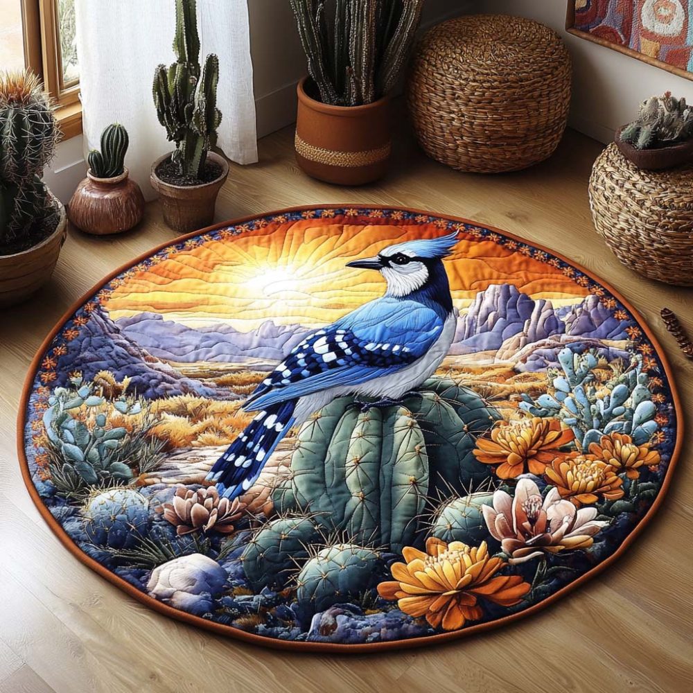 Canyon Song Quilted Round Mat