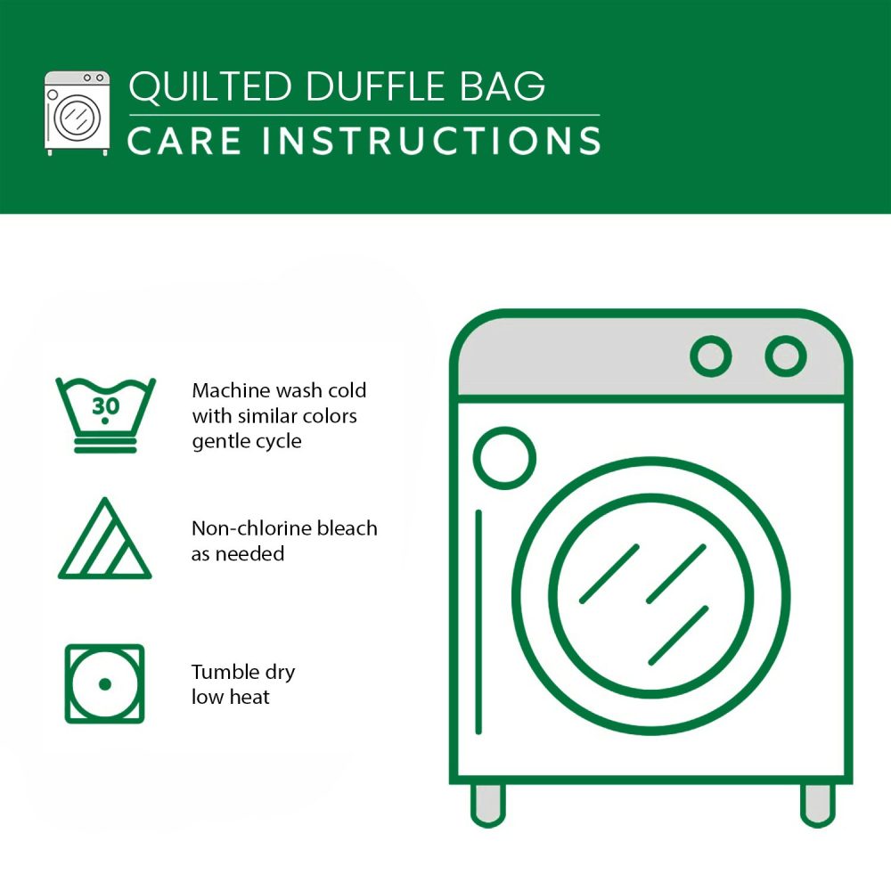 Joyful Miles Quilted Duffle Bag - Image 4