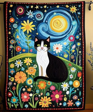 Cat Couture Quilted Blanket