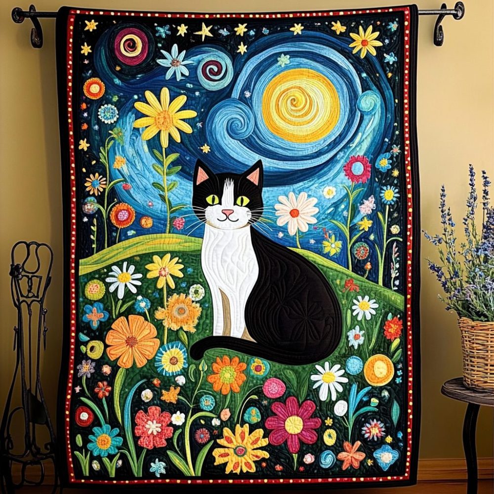 Cat Couture Quilted Blanket