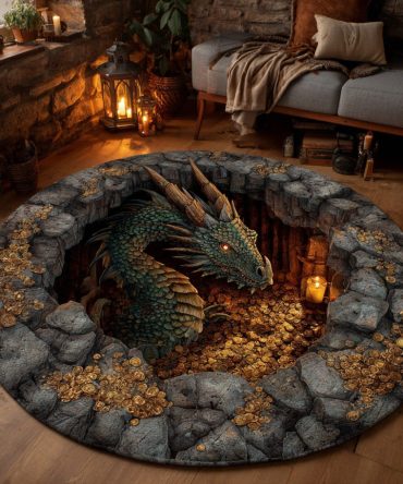 Cavern Keeper Quilted Round Mat