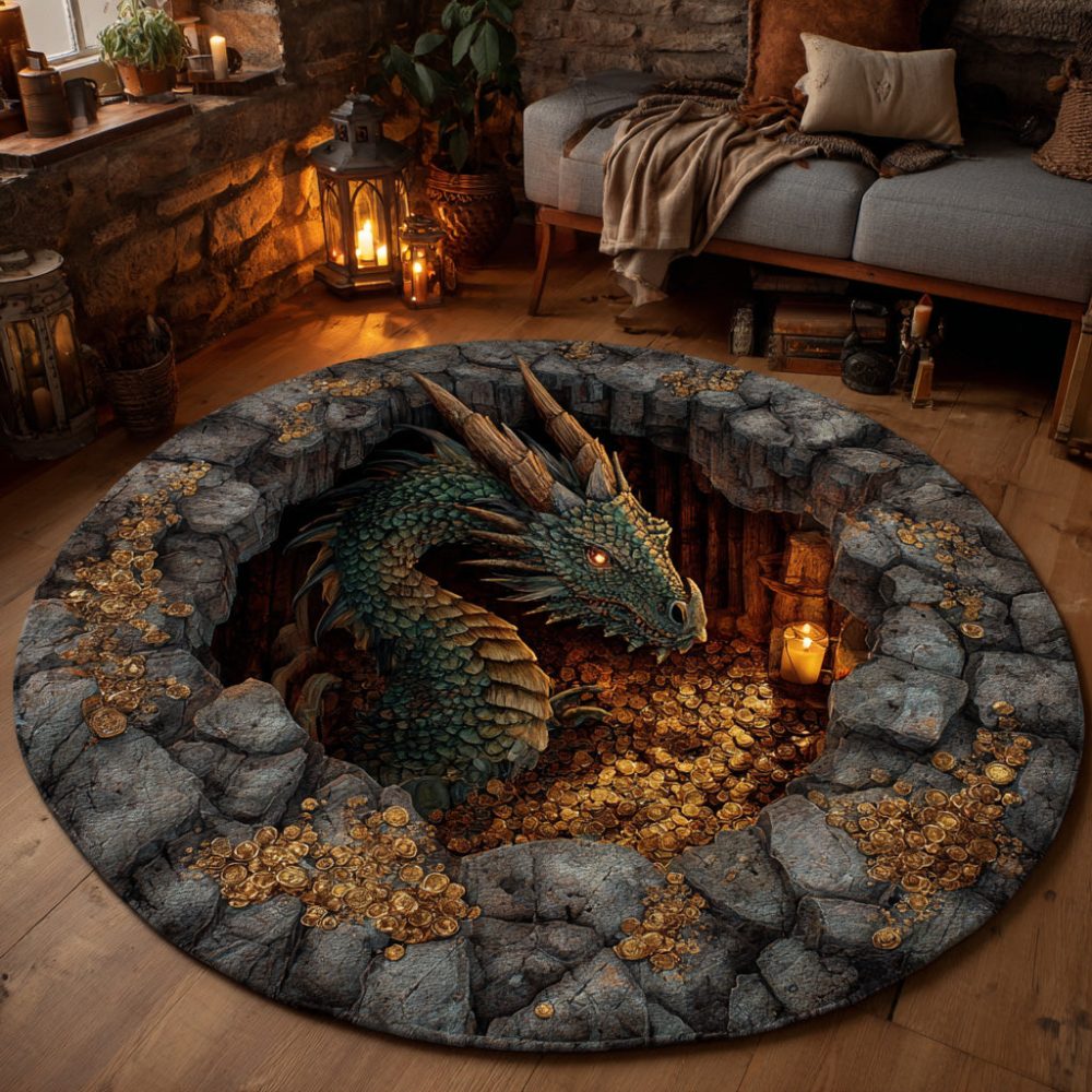Cavern Keeper Quilted Round Mat