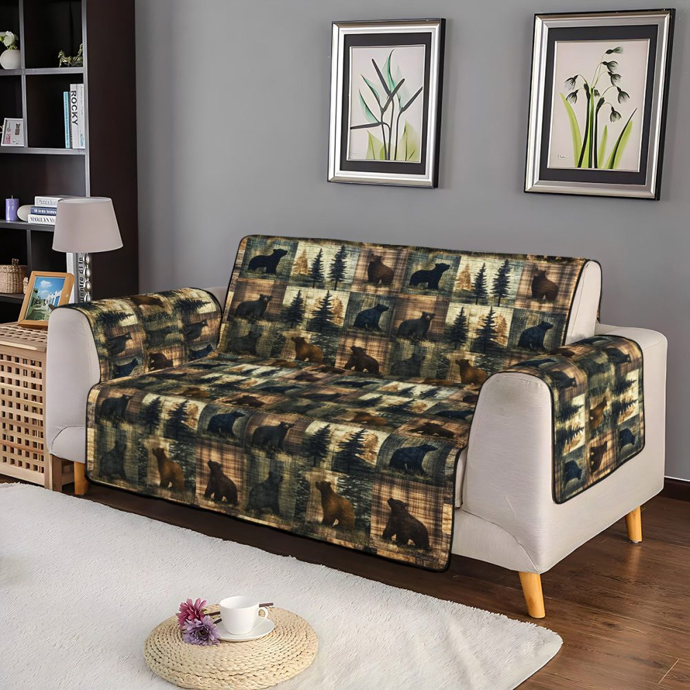 Cedar Trails Quilted Sofa Cover - Image 4