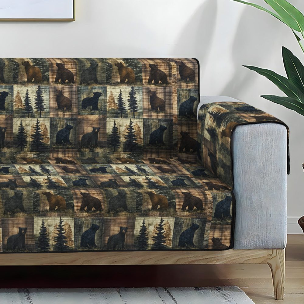 Cedar Trails Quilted Sofa Cover - Image 2