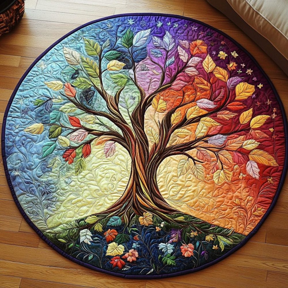 Celestial Dreams Quilted Round Mat