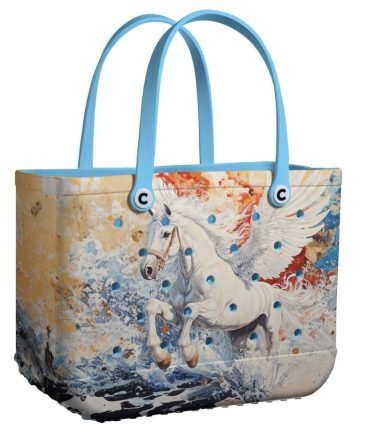 Bucket Tote Bag, Limited Edition Bogg Bag, Beach Bag Celestial Flight