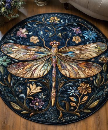 Celestial Hover Quilted Round Mat