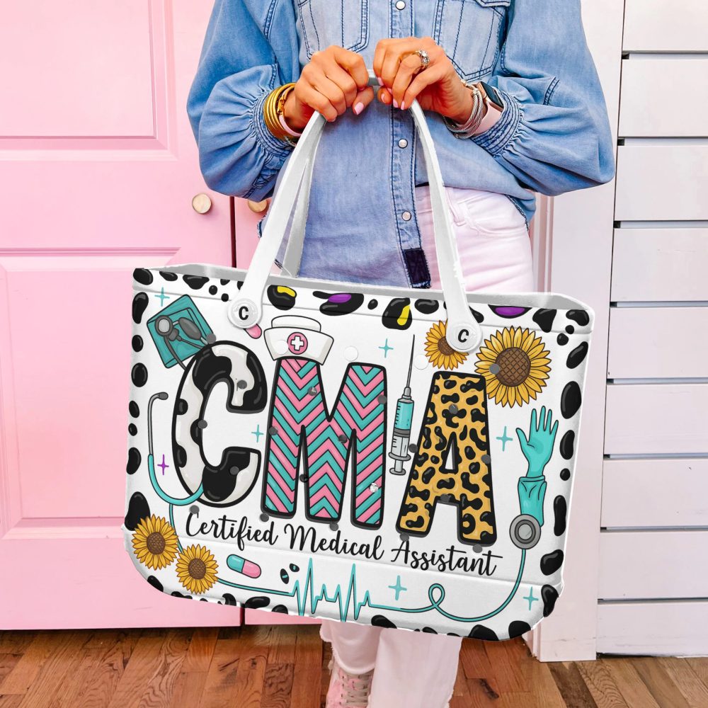 Stylish Certified Medical Assistant Tote Bag – Perfect Gift For Cmas - Image 3