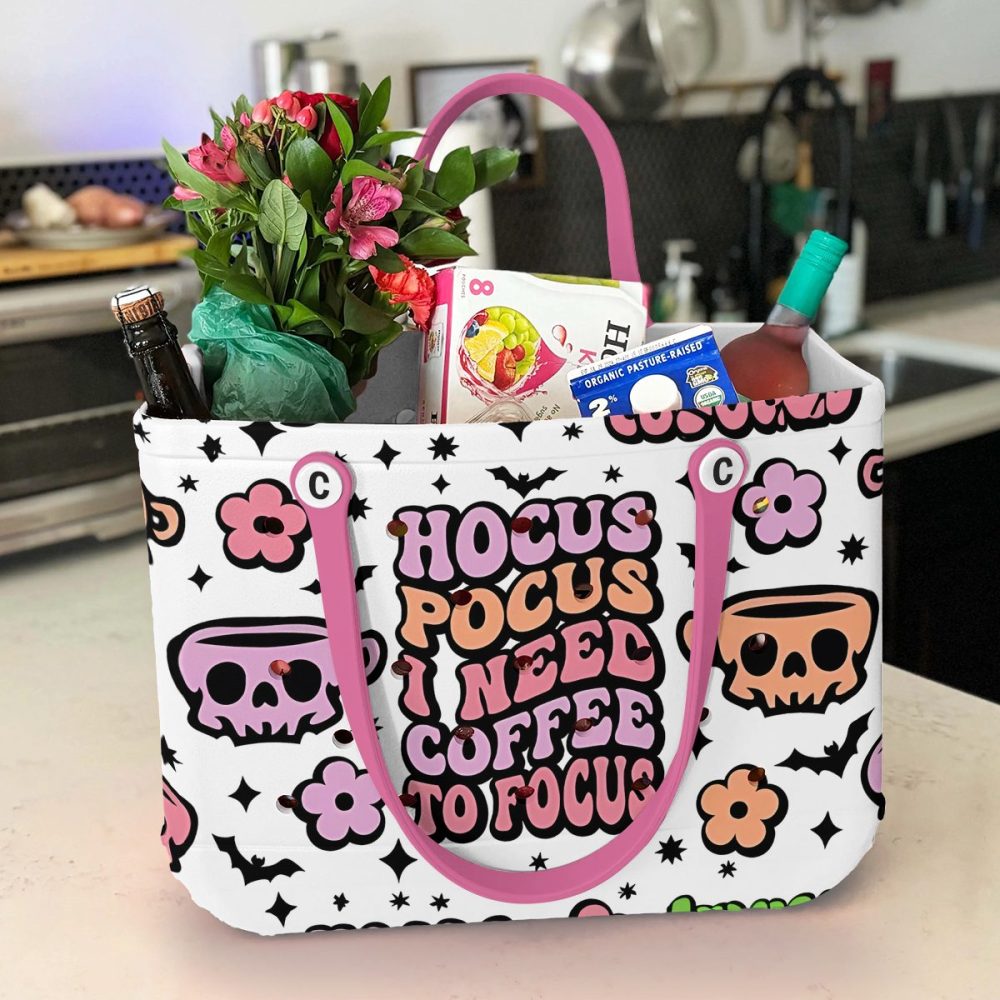 Bucket Tote Bag, Limited Edition Bogg Bag, Beach Bag Bean There, Spelled That - Image 2