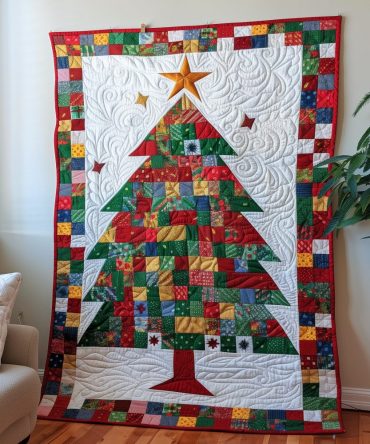 Christmas Cheer Quilted Blanket