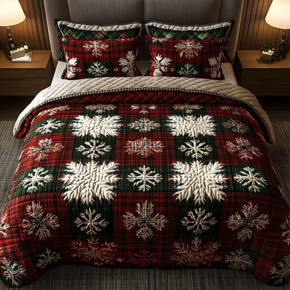 Christmas Cargo 3-Piece Quilted Bedding Set