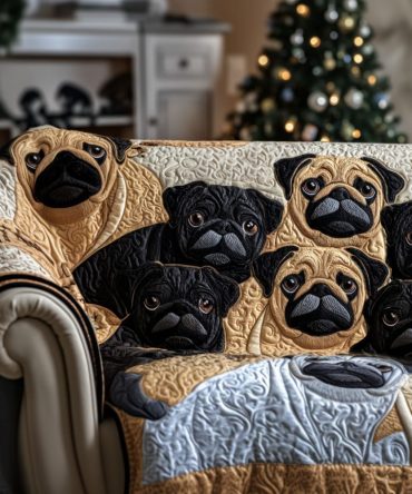 Chubby Cheeks Charm Quilted Sofa Cover