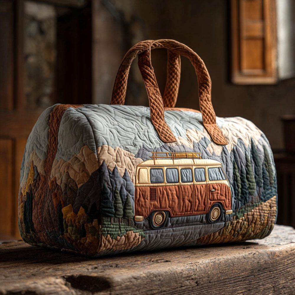 Classic Motion Quilted Duffle Bag